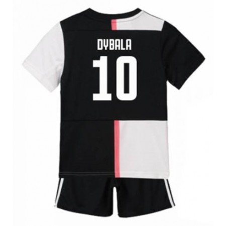 Billiga Fotbollströjor Juventus Paulo Dybala 10 Barn Hemma tröja 2019/20 Kortärmad